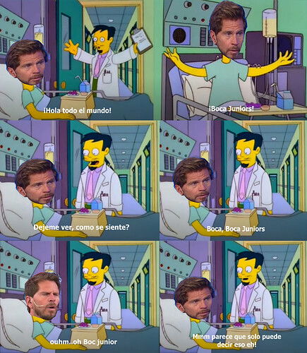 pollo boca simpsons