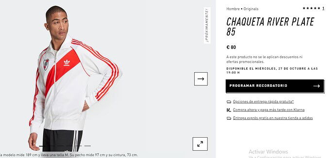 river chaqueta
