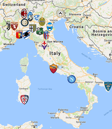 2019-Serie-A-Map-Italy