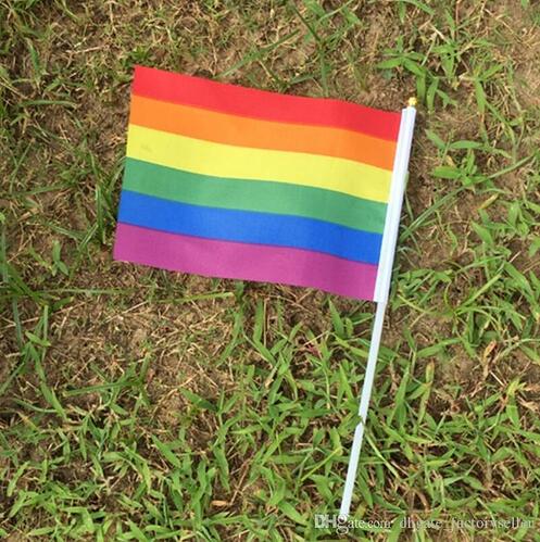 plastic-flag-poles-gay-pride-flag-lesbian