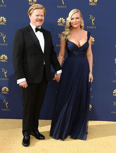 jesse-plemons-kirsten-dunst-arrives-at-the-70th-emmy-awards-news-photo-1646847596