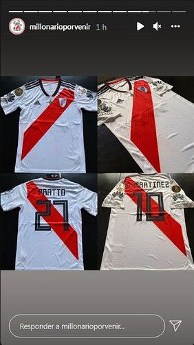 Camiseta replica 2018