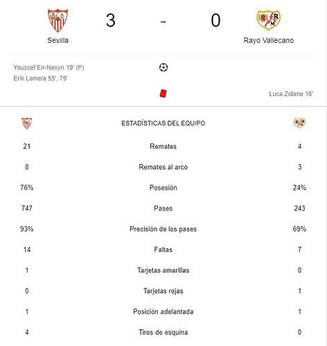 SEVILLA-RAYO VALLECANO