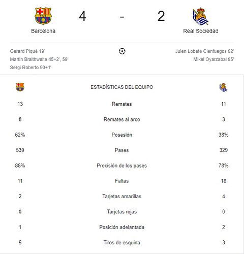 BARCELONA-REAL SOCIEDAD