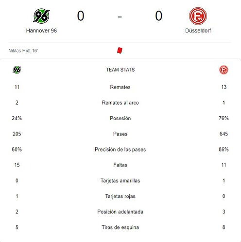 HANNOVER 96 - DUSSELDORF