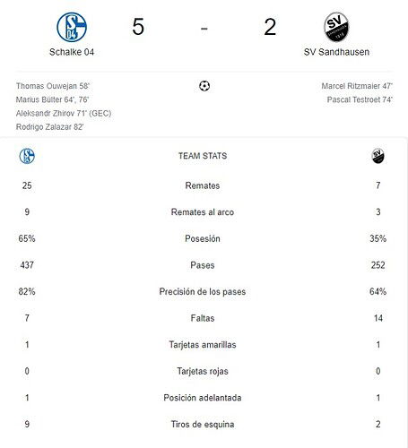 SCHALKE 04 - SV SANDHAUSEN