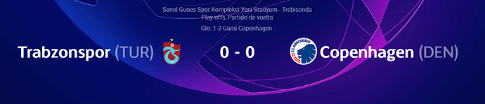 Trabzonspor - Copenhagen
