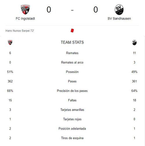 FC INGOLSTADT - SV SANDHAUSEN