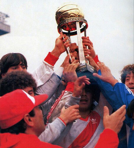 River Campeón Copa Europa - Sudamérica 1986