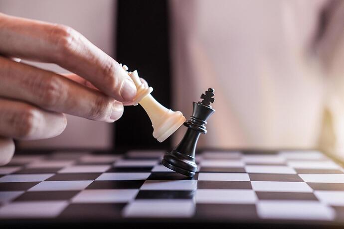 close-up-of-a-checkmate-free-photo