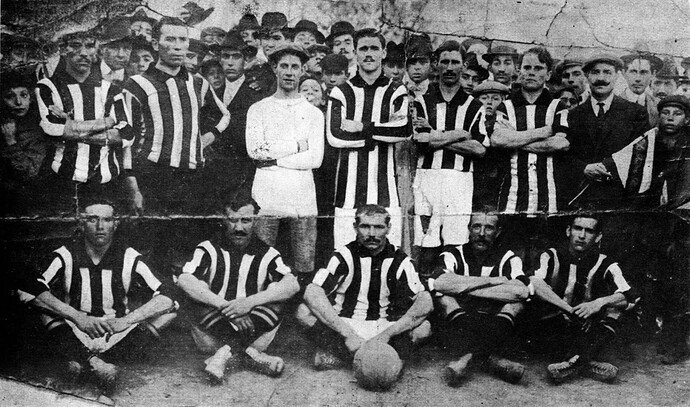 1910 Lamique, Chiappe, Luraschi, Chagneaud, Peria, Badaracco, Abbatángelo, Abaca Gómez, Prandoni, Diggs y Fernández