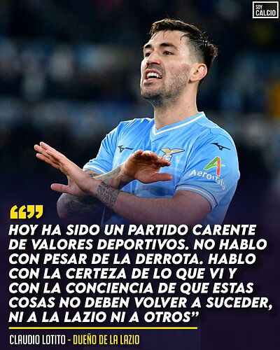 Rajada+de+Lotito+tras+el+Lazio+-+Milan+contra+el+arbitraje.+Hubo+tres+expulsados...+todos+del+equipo+romano.+Y+Lotito+estaba+enfurecido.
