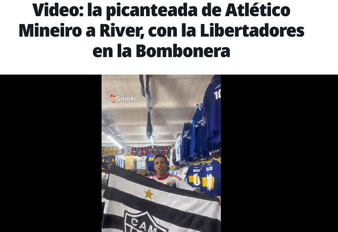 Screenshot 2024-10-28 at 13-36-18 Video la picanteada de Atlético Mineiro a River con la Libertadores en la Bombonera Olé - ole.com.ar