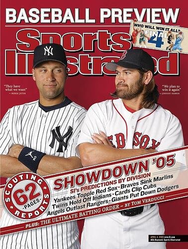 new-york-yankees-derek-jeter-and-boston-red-sox-johnny-damon-april-04-2005-sports-illustrated-cover