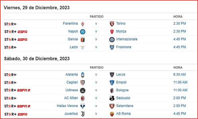 SERIE A