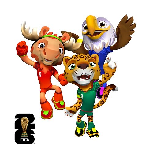 REVELADAS LAS MASCOTAS OFICIALES DEL MUNDIAL 2026 🏆🌎👉 Cada mascota representa la identidad de