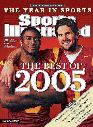 the-best-of-2005-reggie-bush-and-matt-leinart-of-usc-december-26-2005-sports-illustrated-cover