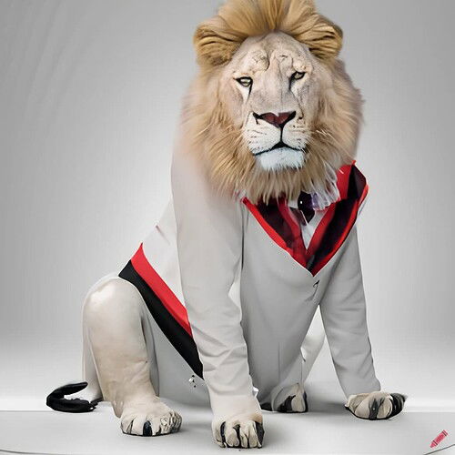 craiyon_203735_white_lion_with_river_plate_shirt_and_tuxedo