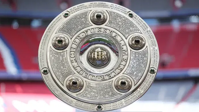 trofeo-de-la-bundesliga-imagen-de-archivo