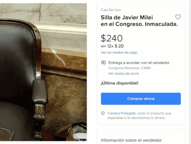 silla_de_javier_milei_en_el_congreso_publicada_en_mercado_libre_crop1667265150843.png_105458799