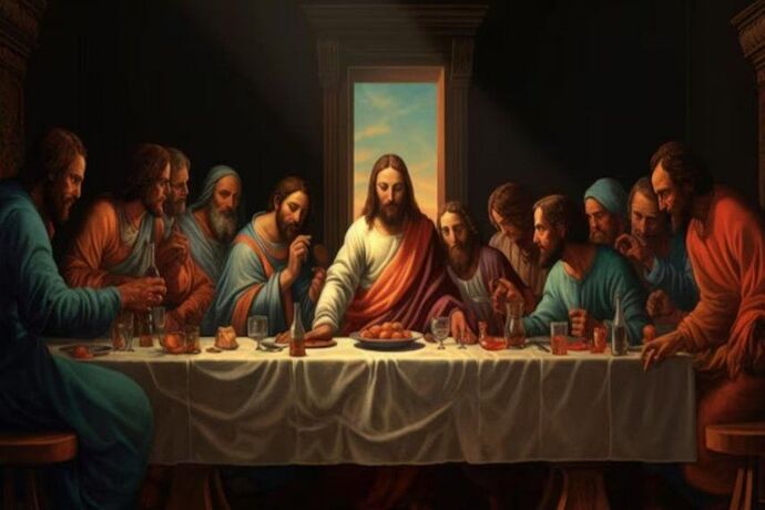ultima-cena-jesus-y-los-apostoles-freepik