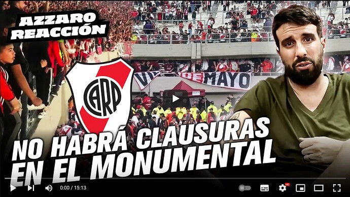 Screenshot 2023-06-06 at 22-28-47 NO HABRÁ CLAUSURAS EN EL MONUMENTAL __ AZZARO REACCIÓN