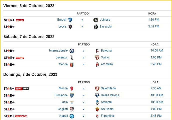 SERIE A