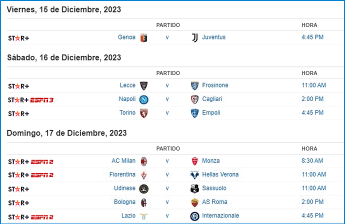 SERIE A