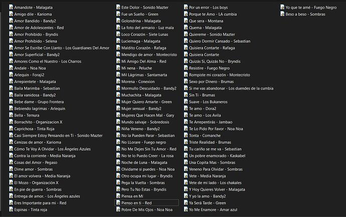 Playlist cumbiamba