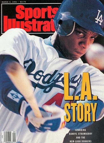 los-angeles-dodgers-darryl-strawberry-march-04-1991-sports-illustrated-cover
