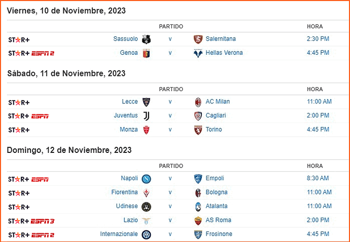 SERIE A