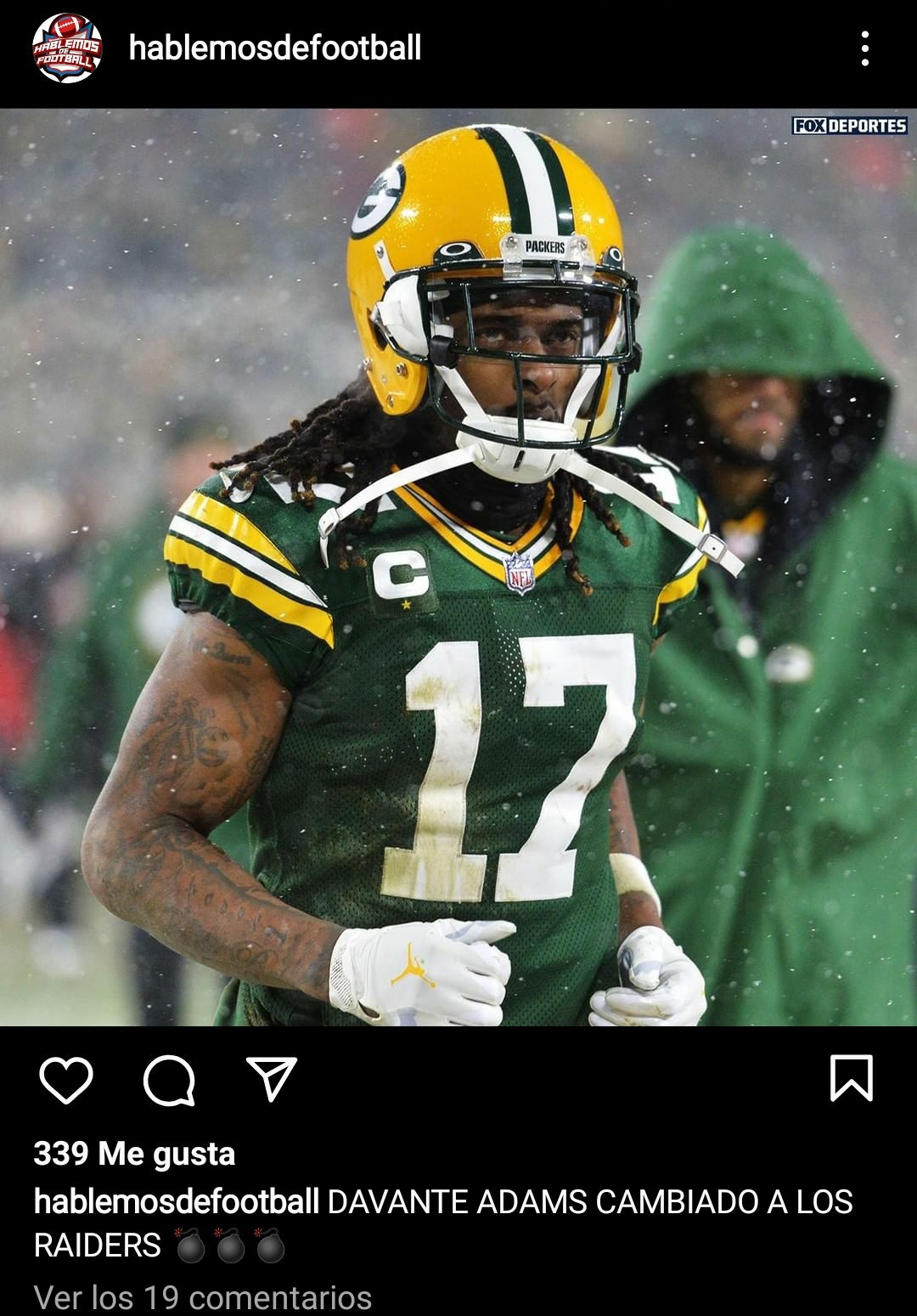 Packers trading Davante Adams to Raiders; WR signing 5-year, $141.25M deal