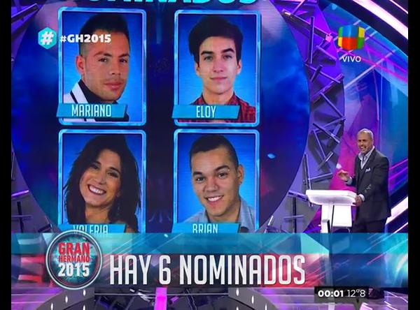 GH 2015 6 NOMINADOS PLACA CON RIAL