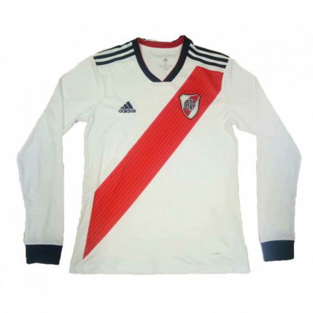 River-Plate-Shirt-2018-Where-Is-River-Plate-2018-2019-River-Plate-Home-Long-Sleeve-Soccer-Jersey