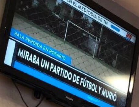 Miró un partido y murio