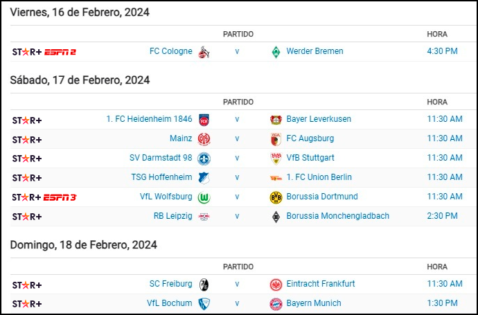 BUNDESLIGA