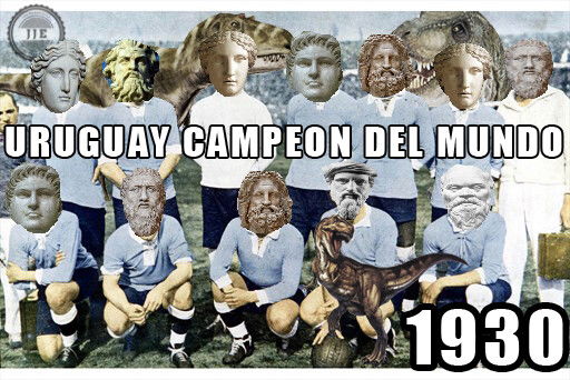 Escudo original de la selección uruguaya de fútbol años ochenta y noventa