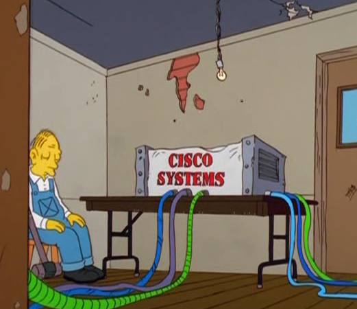 simpsons cisco systems