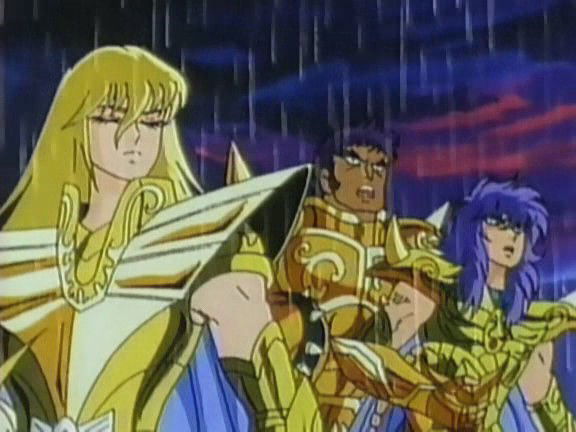 Shaka, Aldebarán y Milo